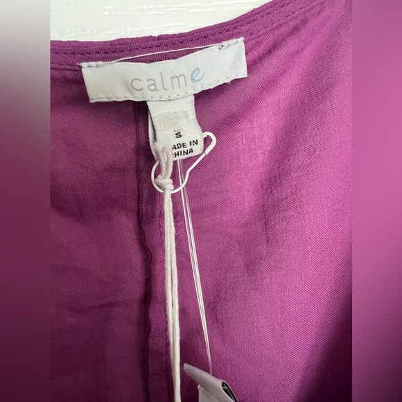 Johnny Was CALME Buttoned Raglan Slip Dress 'Ultra Violet'  NEW - Picture 10 of 10